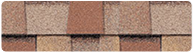 Cook Portable Warehouse - Shed Roof Sample - Painted Desert